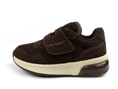 En Fant chocolate brown sneakers with lights